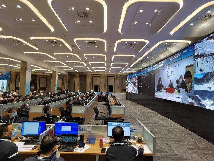 坐落于北京冬奥组委首钢办公区的指挥部